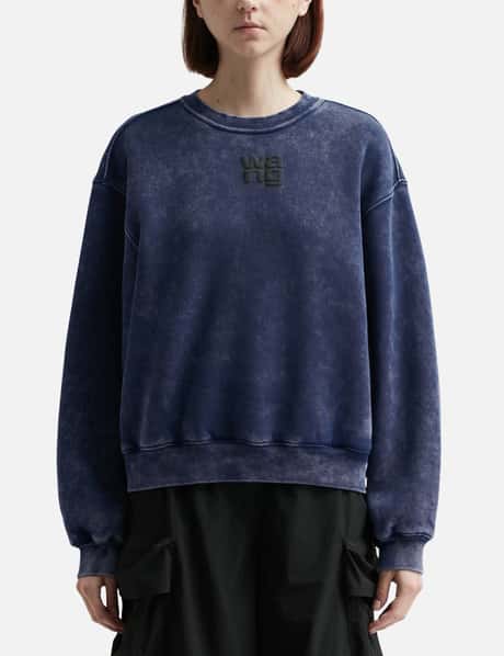 T By Alexander Wang Essential Puff Logo Terry Sweatshirt