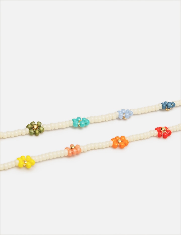 Shop Anni Lu Flower Power Necklace In Multicolor
