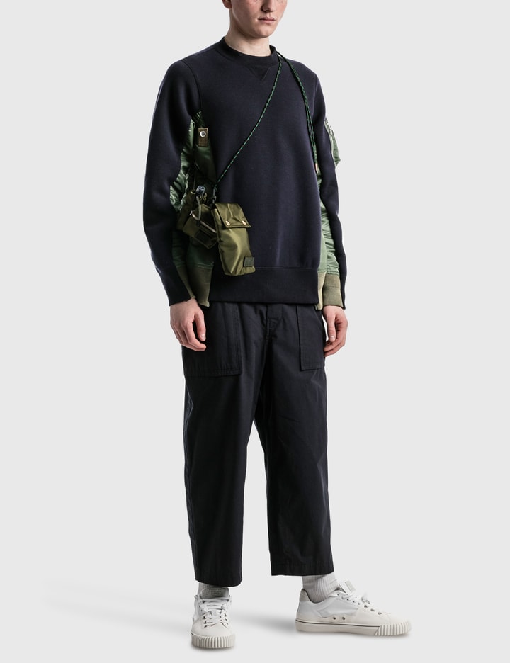 Sacai - スポンジスウェット MA-1 プルオーバー | HBX - ハイプ 