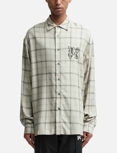 palm angels tartan shirt