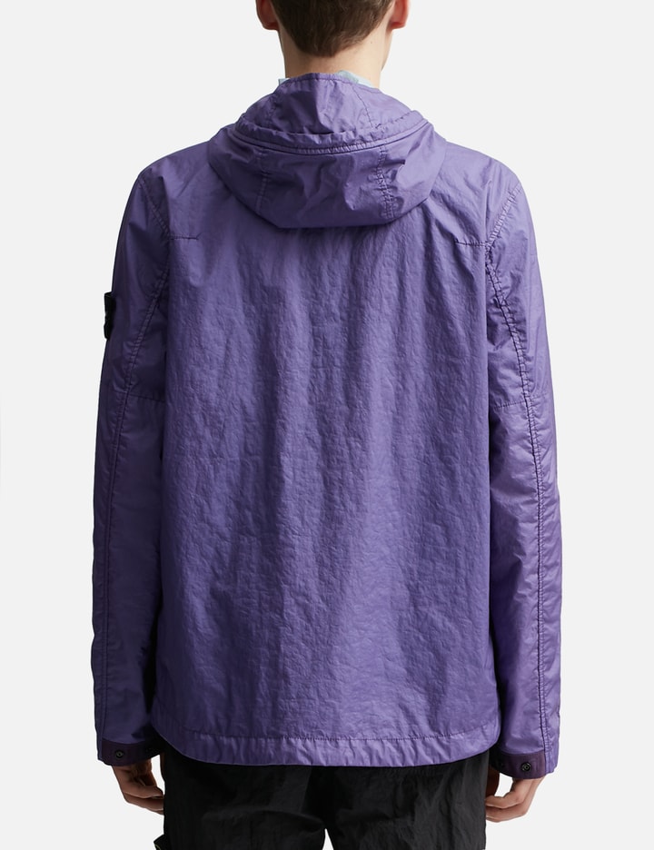 Shop Stone Island Membrana 3l Tc Hooded Jacket In Purple