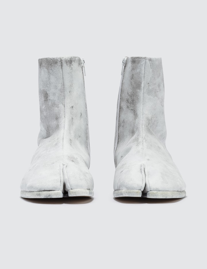 Tabi Ankle Flat Boots - White Icons Placeholder Image