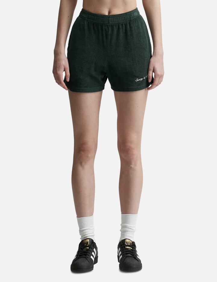 Sporty &amp; Rich Syracuse Terry Shorts In Green