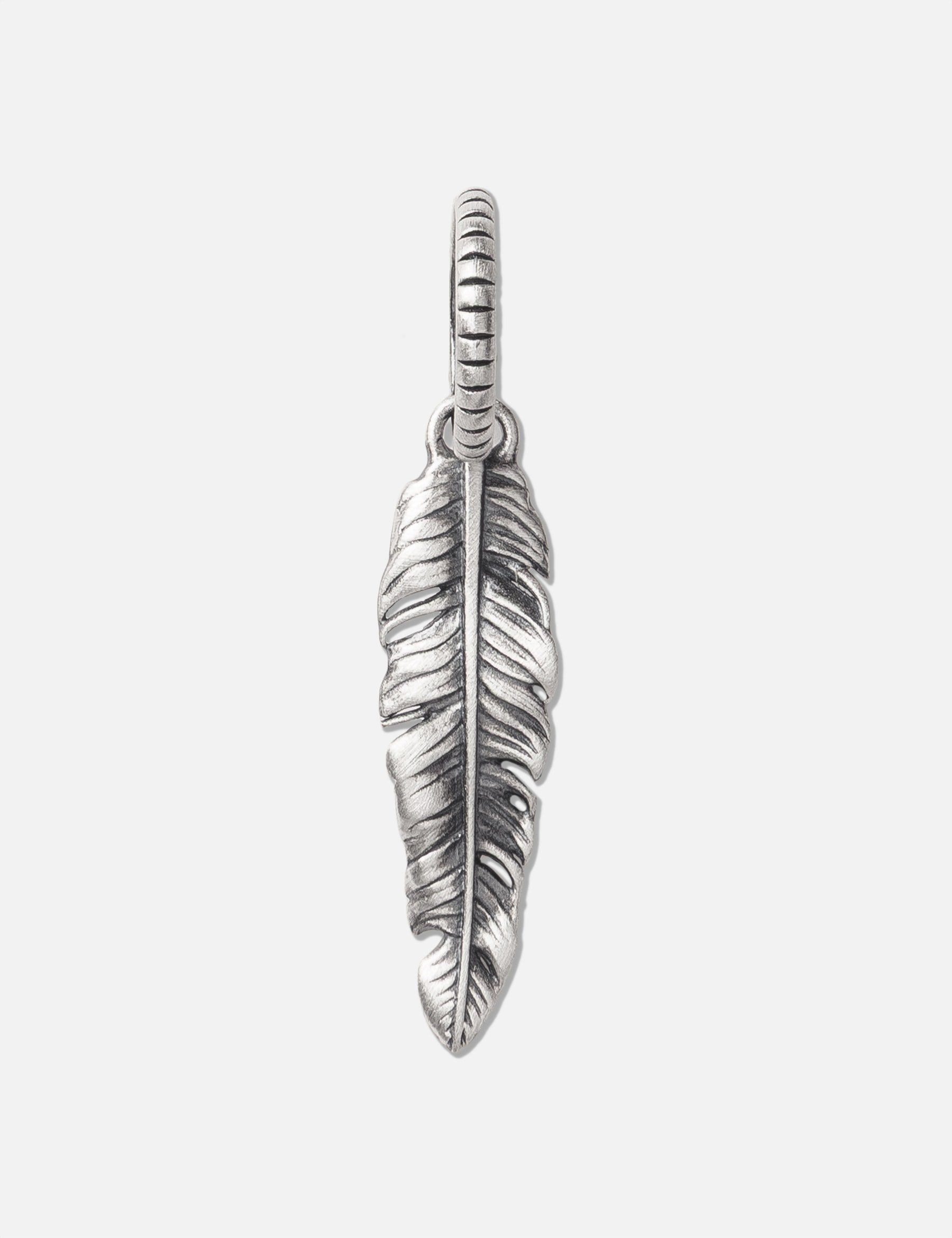 925 Silver Pendant Feather view 10