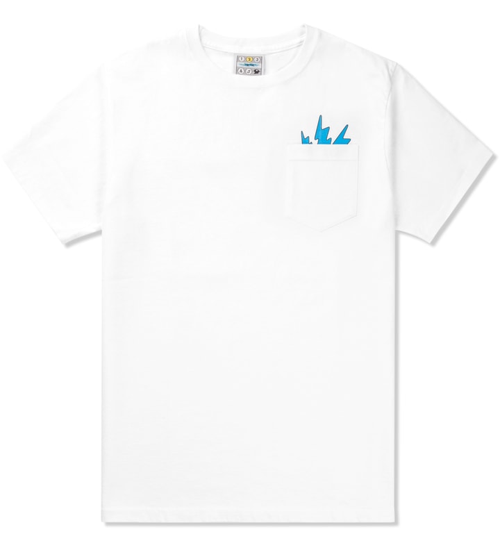 White Bolt Pocket T-Shirt Placeholder Image