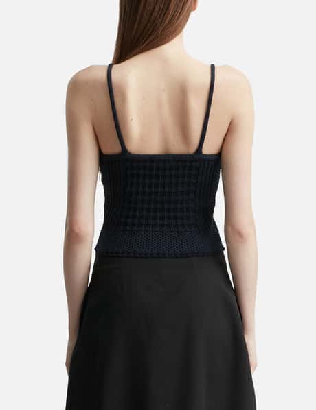 Waffle Bustier Top view 12