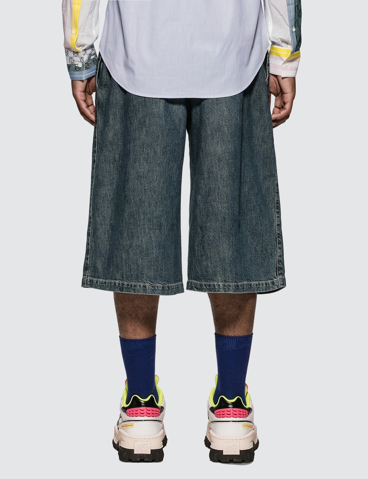 Drawstring Denim Shorts Placeholder Image