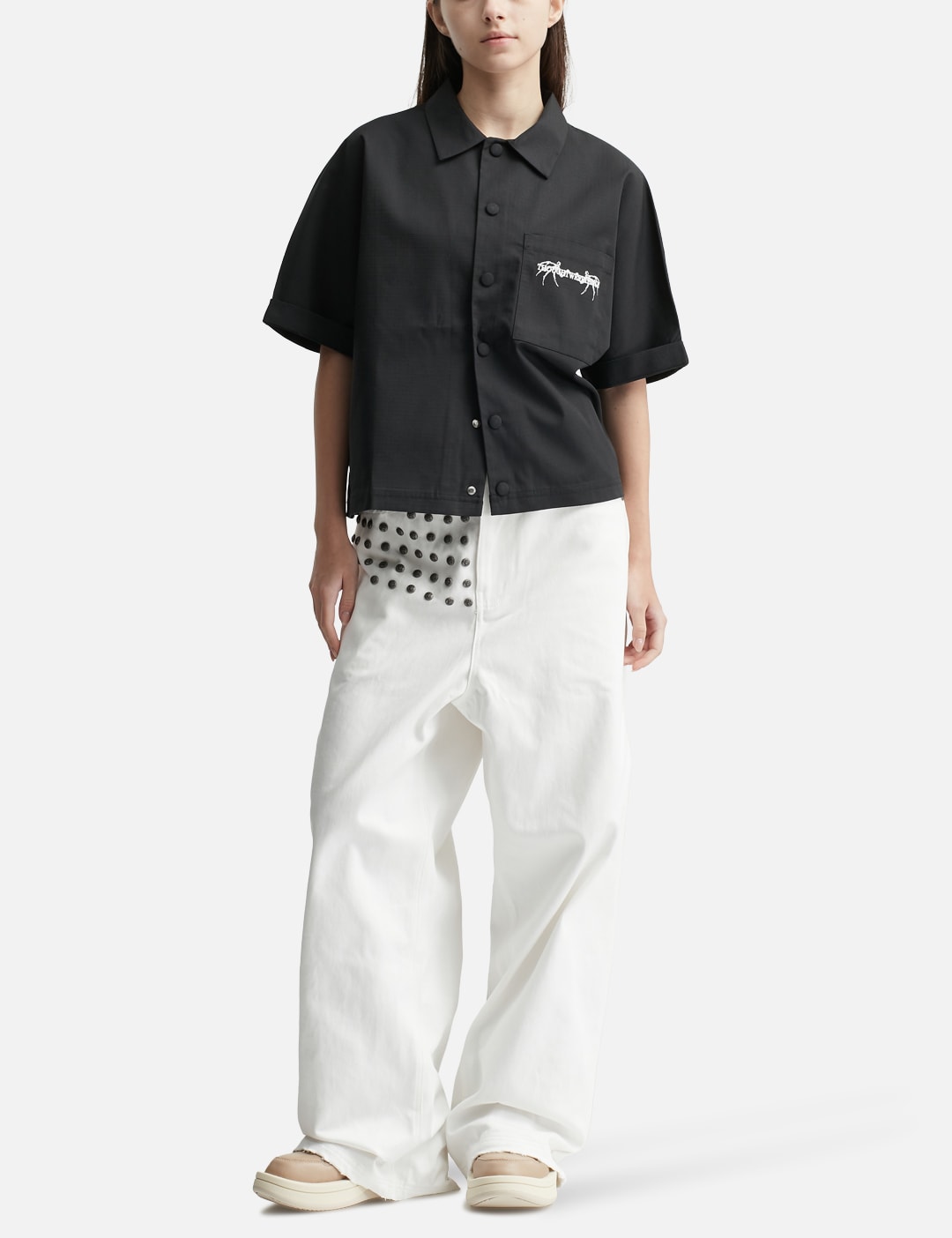 "Cassian" Embroidered Work Shirt view 12