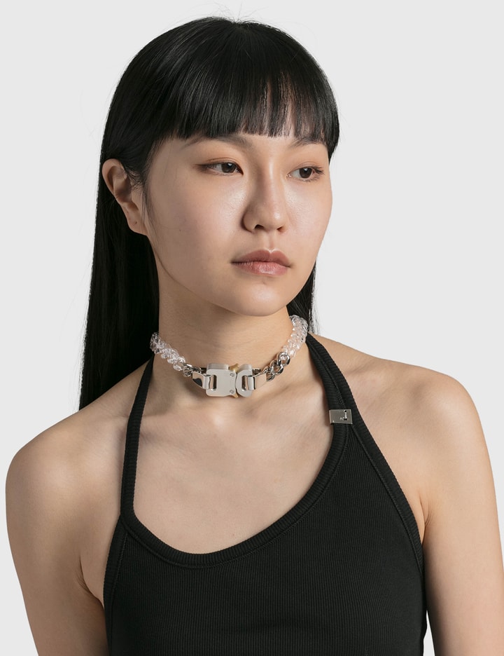 Nylon and Metal Chain Necklace Placeholder Image