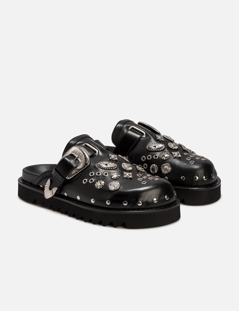 Studded Leather Slip-On Boots view 16