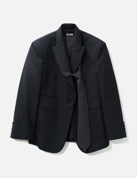 Tie Pireced Oversized Jacket view 6