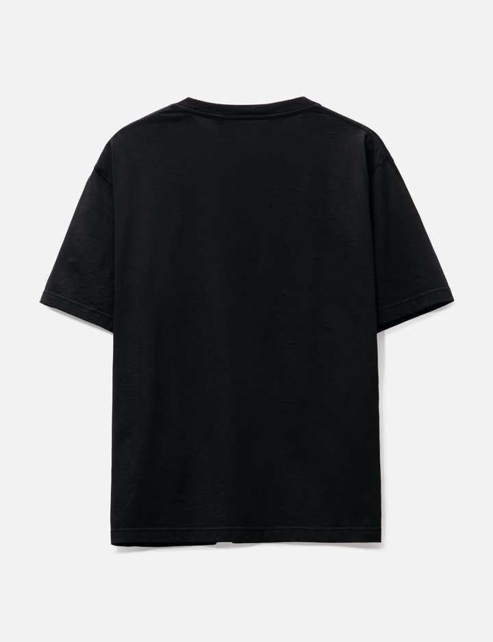 Men's Lacoste Black Regular Fit Branded Monogram Print T-Shirt - 4/M 