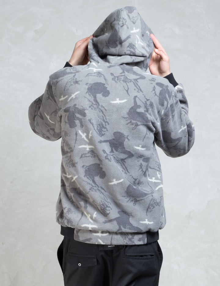 Grey Reversible Fleece Hoodie Placeholder Image