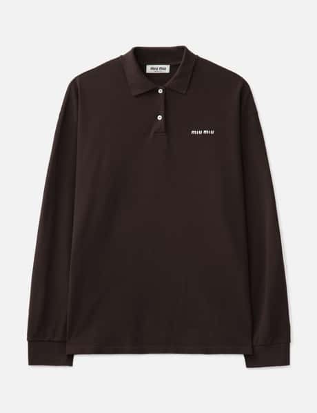 MIU MIU Long Sleeve Polo