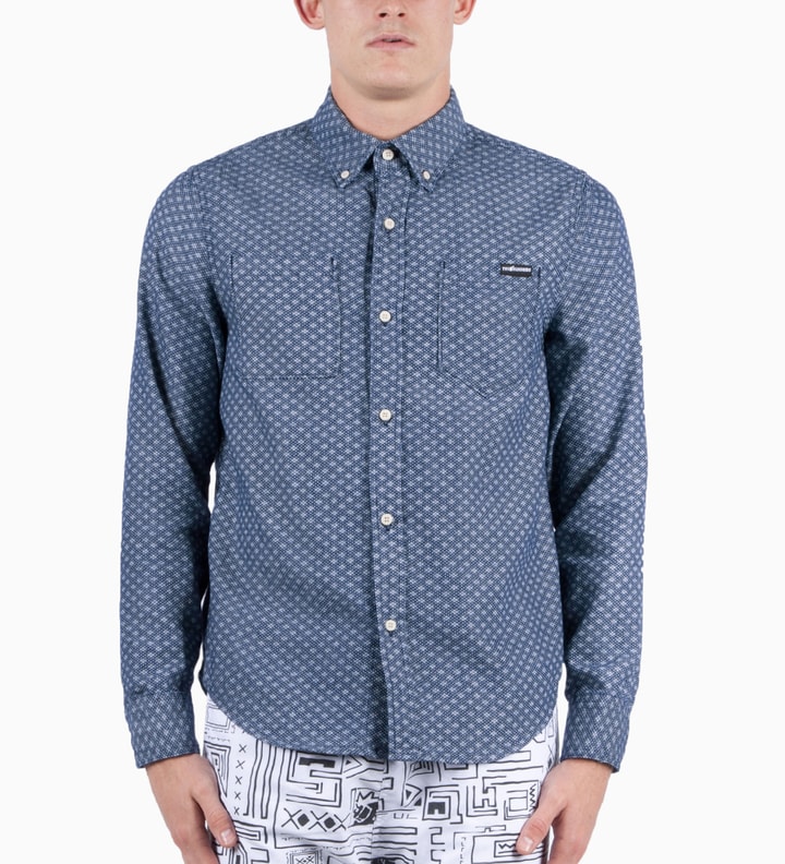 Indigo Clouds L/S Woven Shirt Placeholder Image