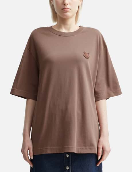 Maison Kitsuné Bold Fox Head Patch Comfort Tee Shirt