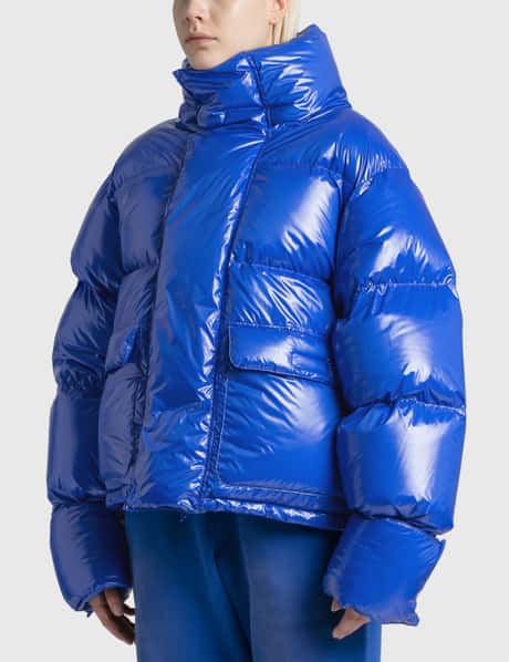 ENTIRE STUDIO PUFFER JACKET ULTRAMARINE (COLOR) BRAND NEW!! UNISEX SIZE  SMALL (O
