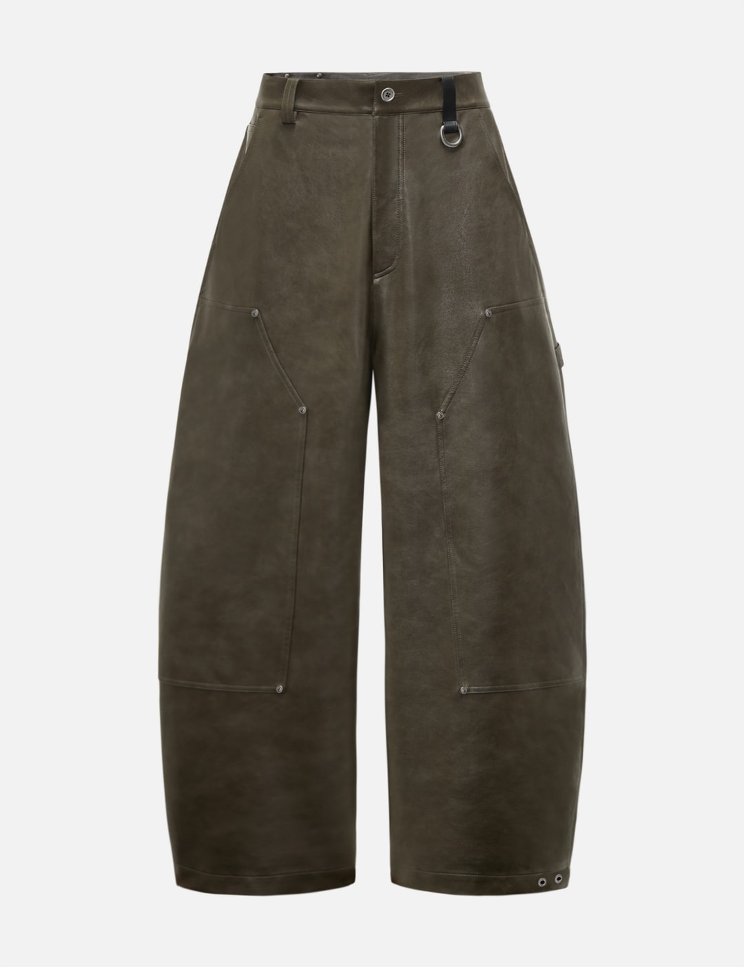 Reset Faux Leather Wide-Leg Trousers view 7