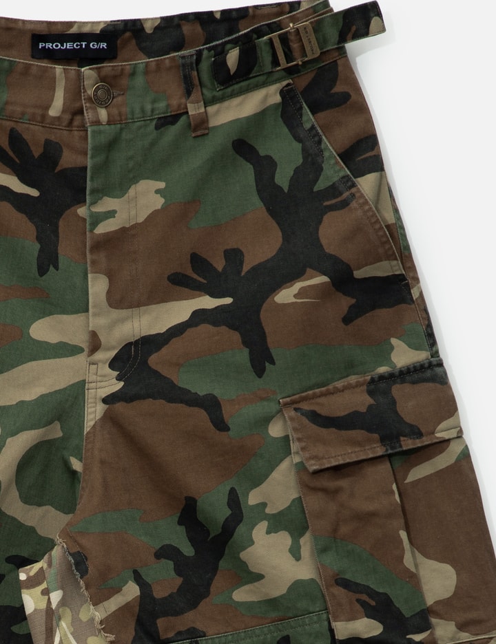 Layered Skirt Cargo Shorts Placeholder Image