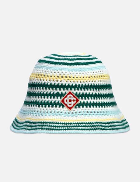 Casablanca Monogram Crochet Hat