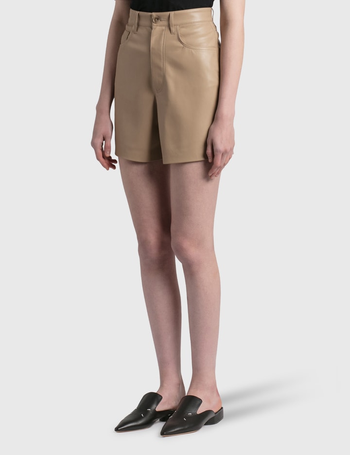 Leana Vegan Leather Shorts Placeholder Image