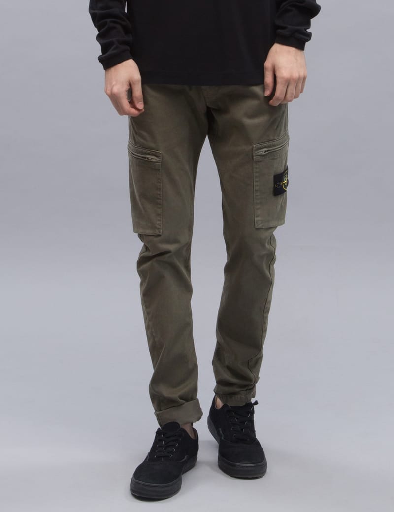 stone island tapered cargo