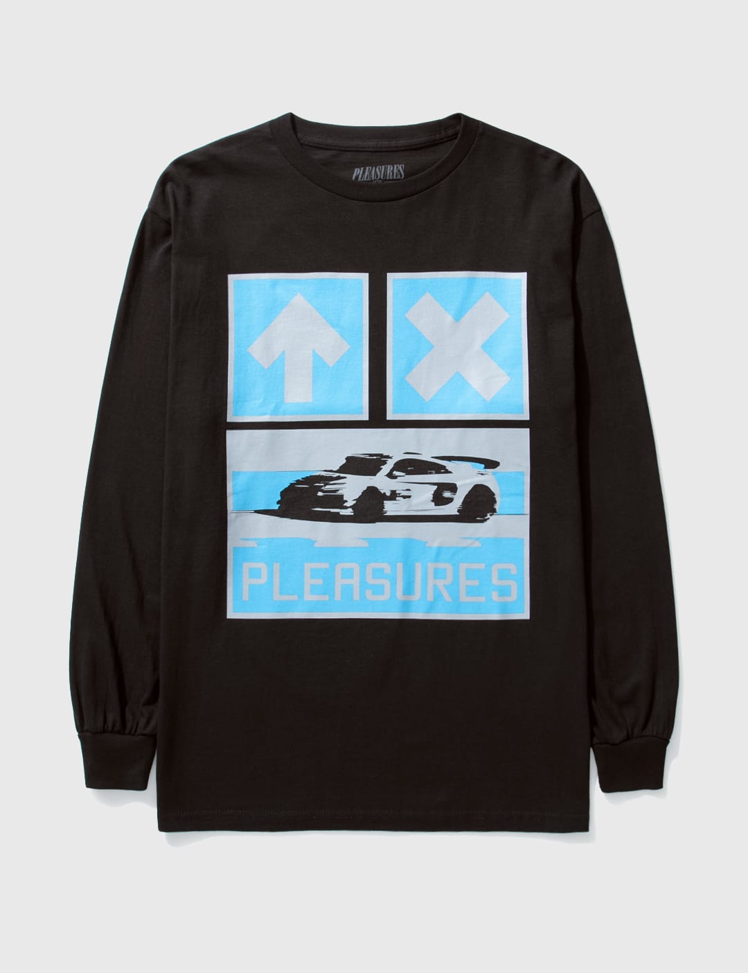 Pleasures   Drive Long Sleeve T shirt   HBX   Globally Curated