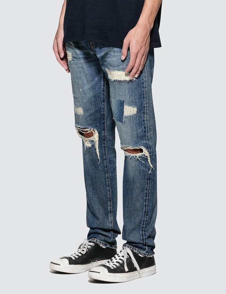 Remake Regular Straight Denim Jeans Placeholder Image