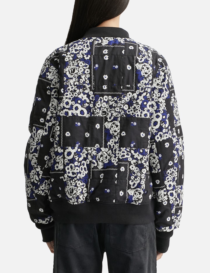 Overdyed Patchwork Bandana Flight Jacket Placeholder Image