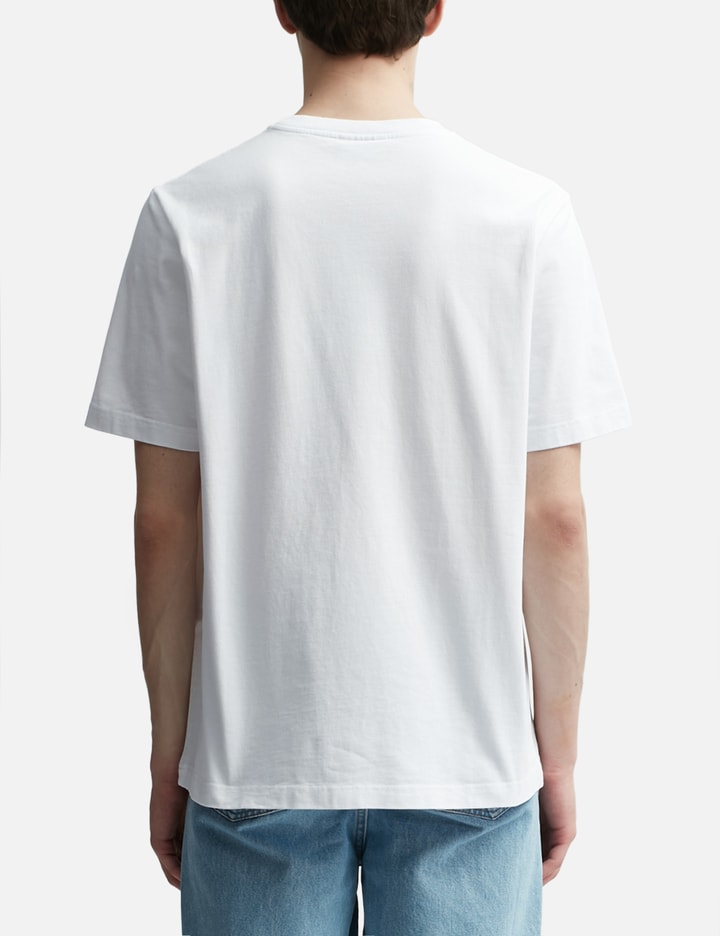 Shop Maison Kitsuné Bold Fox Head Patch Comfort T-shirt In White