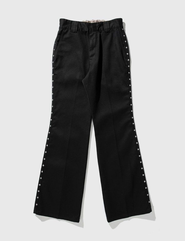 AFB - STUDS FLARE WORK PANTS  HBX - Globally Curated Fashion and Lifestyle  by Hypebeast