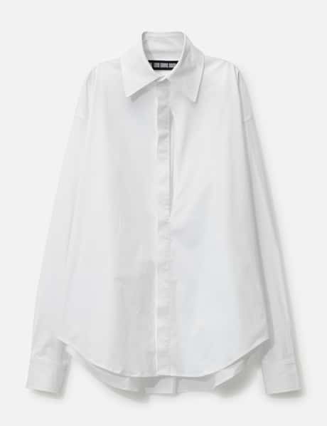 LGN LOUIS GABRIEL NOUCHI LS Shirt With Asymmetrical Opening