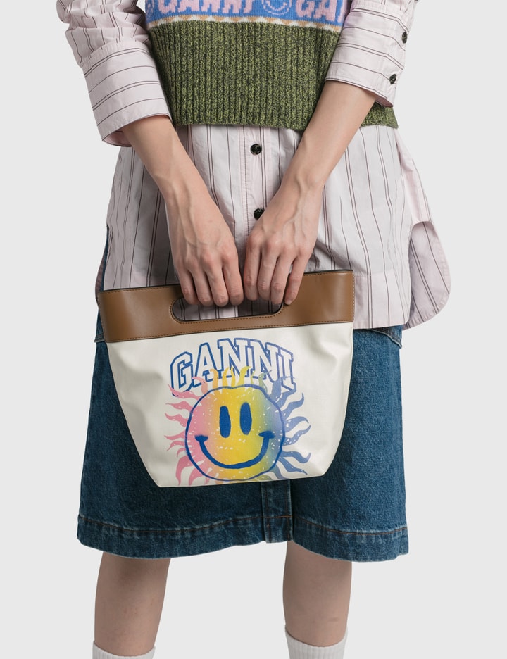 Ganni Small Canvas Tote Bag