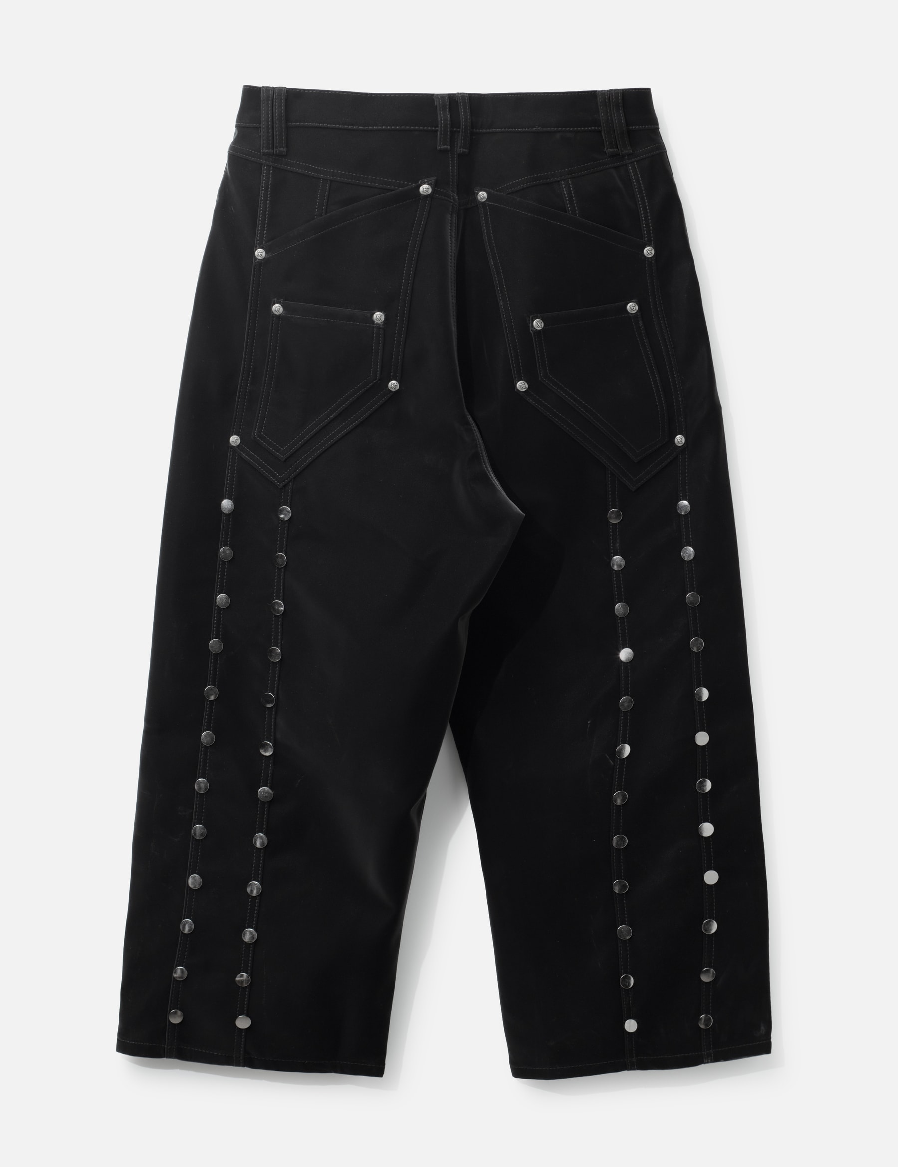 "Stephen" Black Baggy Pants view 17