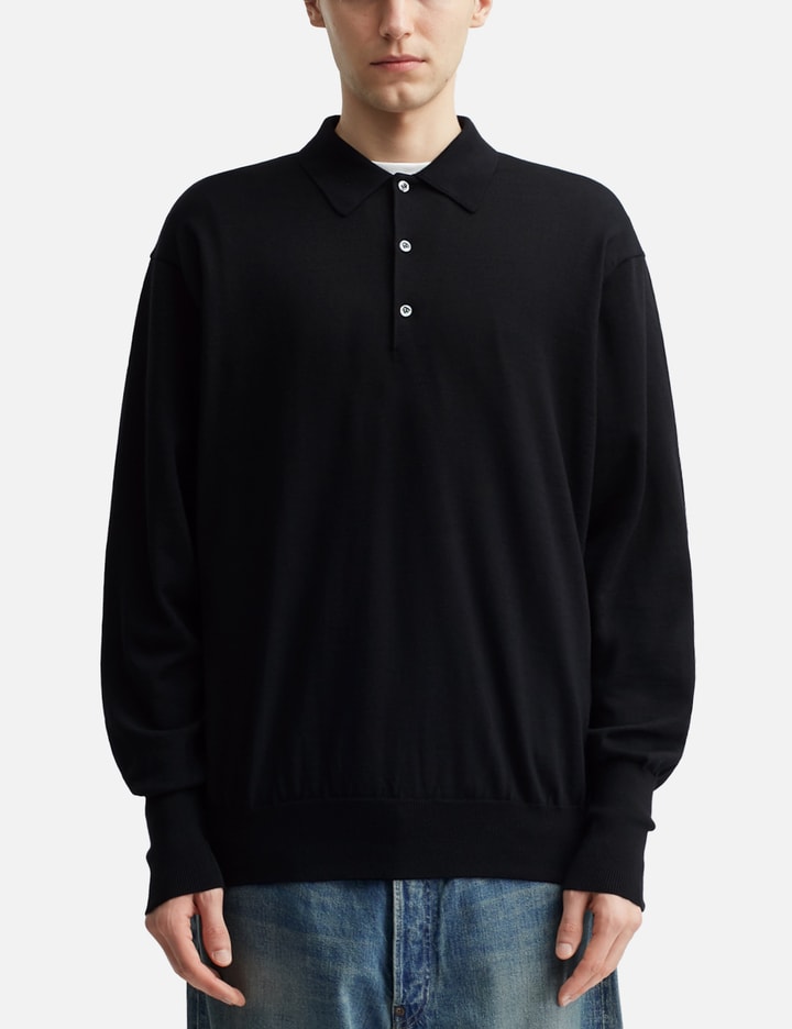 Wool Knit L/S Polo Shirts Placeholder Image