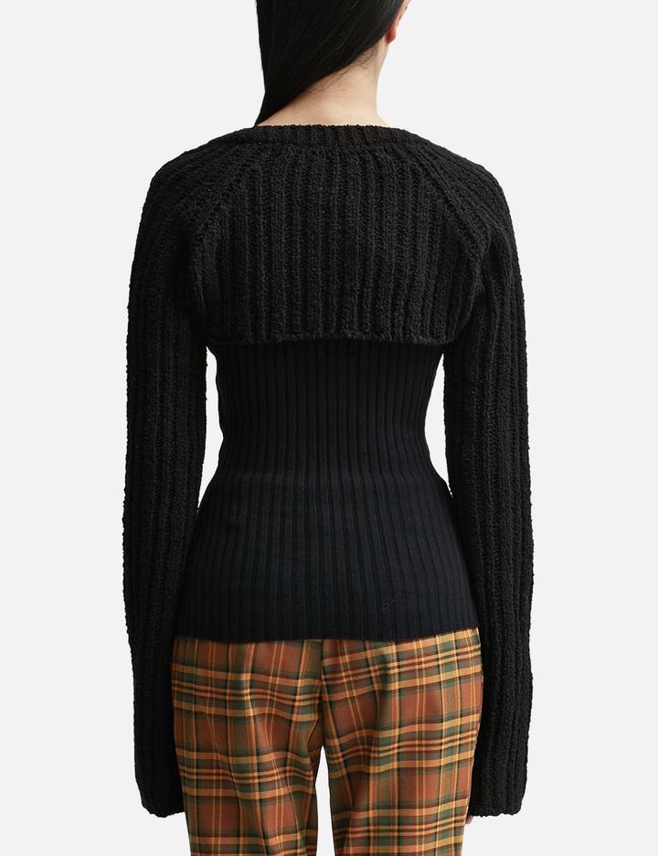 Ribbed Bolero Cardigan Placeholder Image