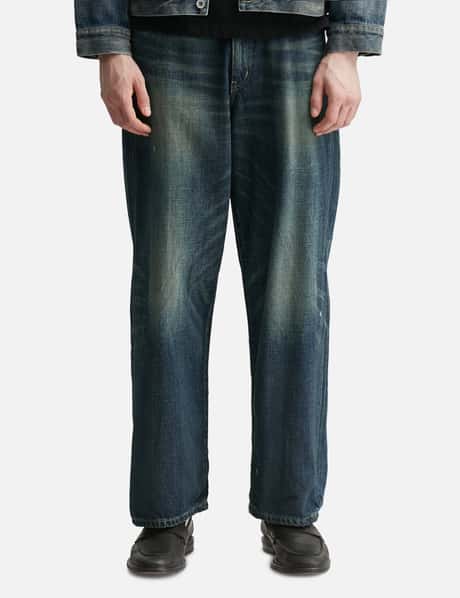 Washed Denim DP Wide Pants view 10
