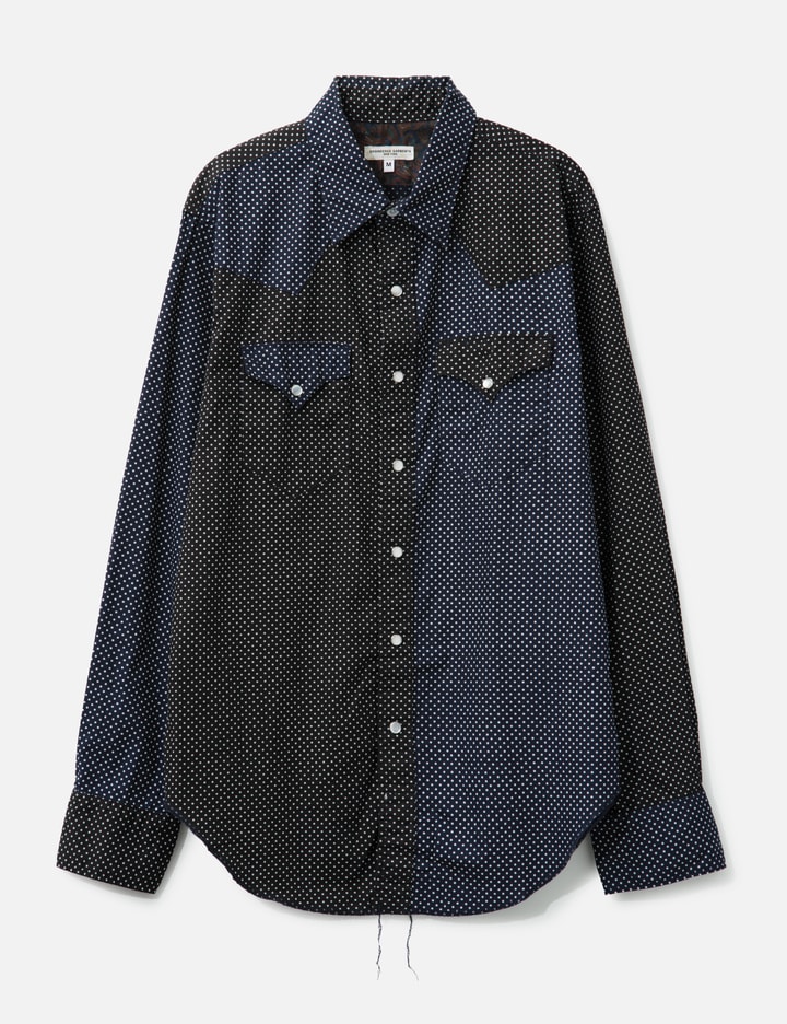 Engineered Garments Polkadot Western Shirt In Multi
