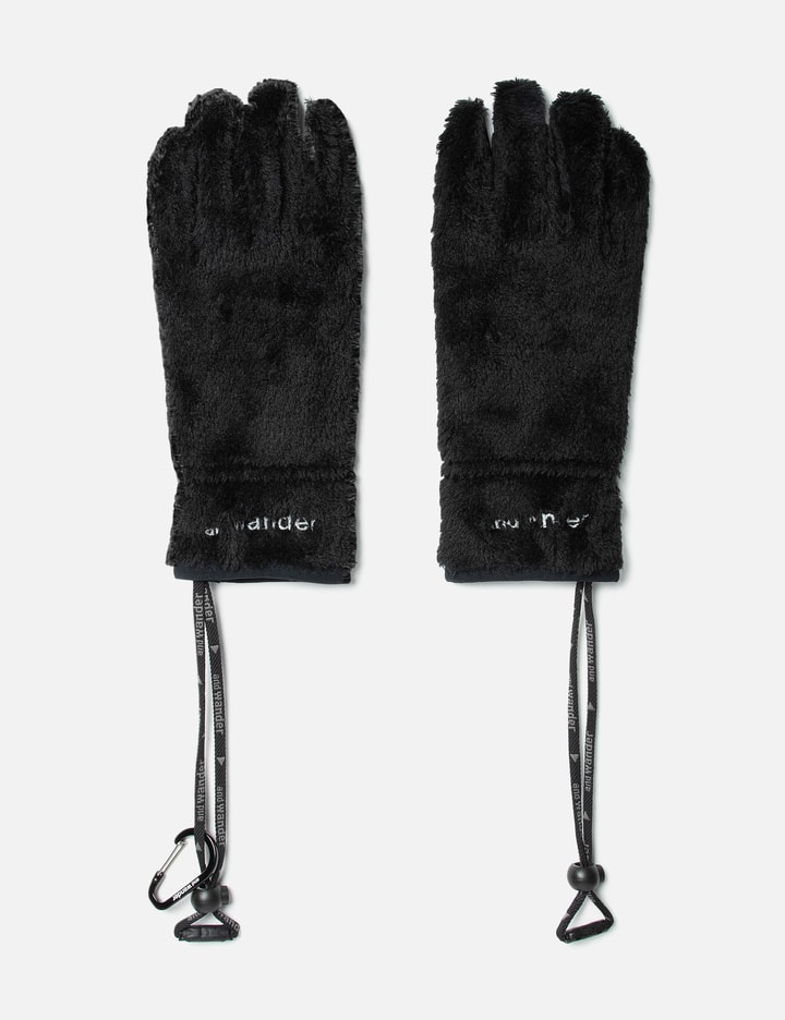 Shop And Wander High Loft Fleece Glove In Black