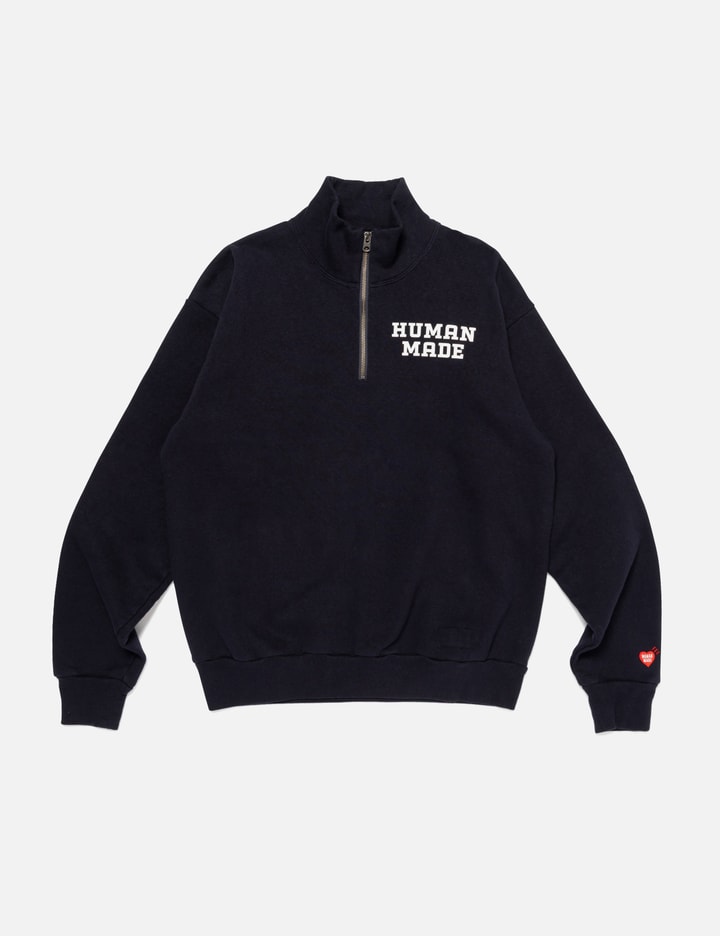 Human Made Half-zip Sweatshirt In Black