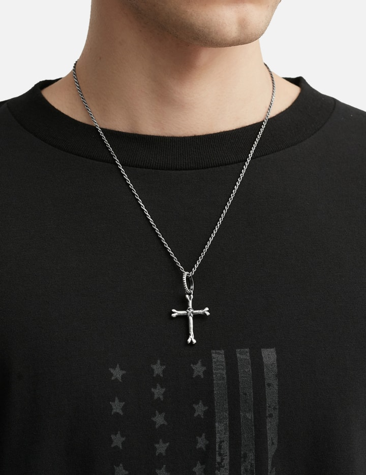 925 Silver Pendant Cross Bone Placeholder Image