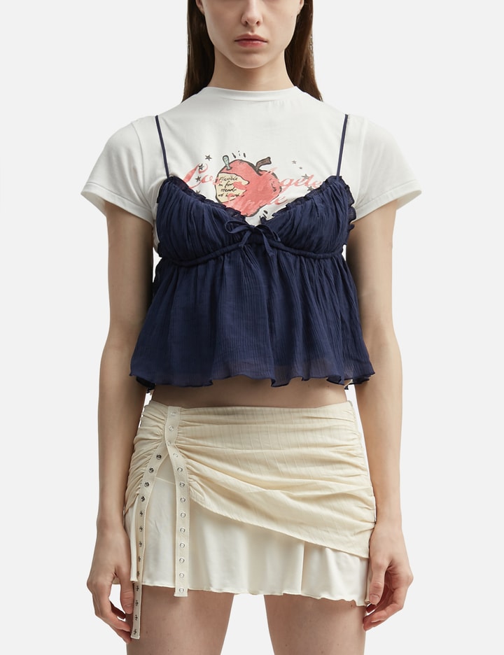 Glowny Shirred Crinkle Bustier