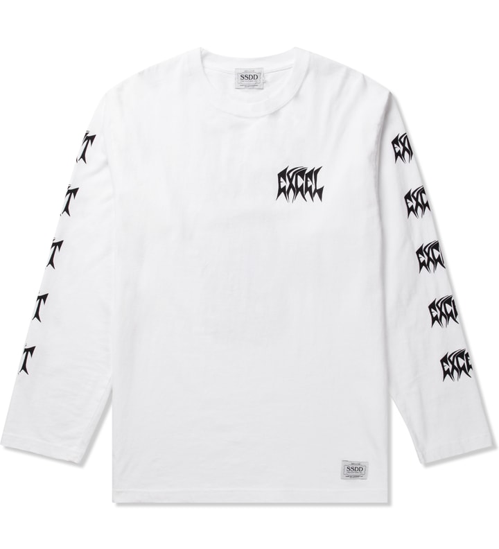 FUCT SSDD - White FUCT SSDD X EXCEL L/S T-Shirt | HBX