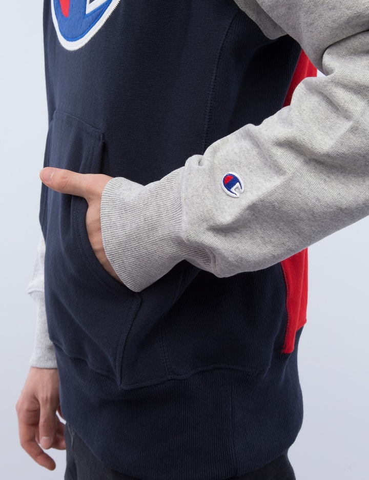 Tri-Color Oversize Logo Hoodie Placeholder Image