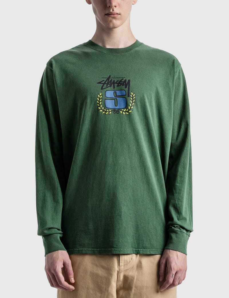 Stussy - S Wreath Pigment Dyed Long 