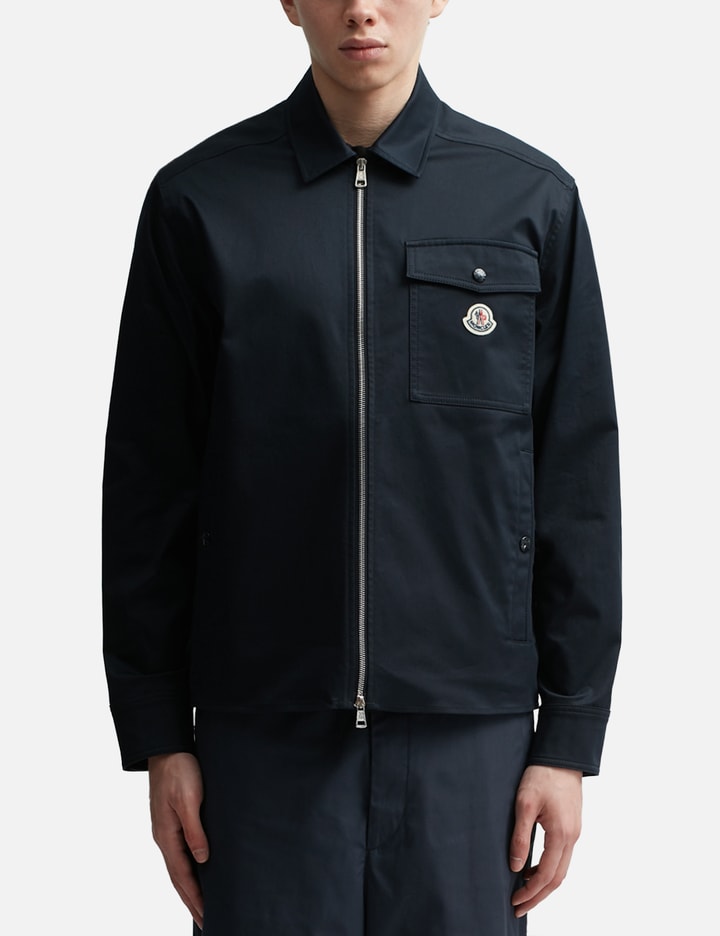 Gabardine Zip-Up Shirt Placeholder Image