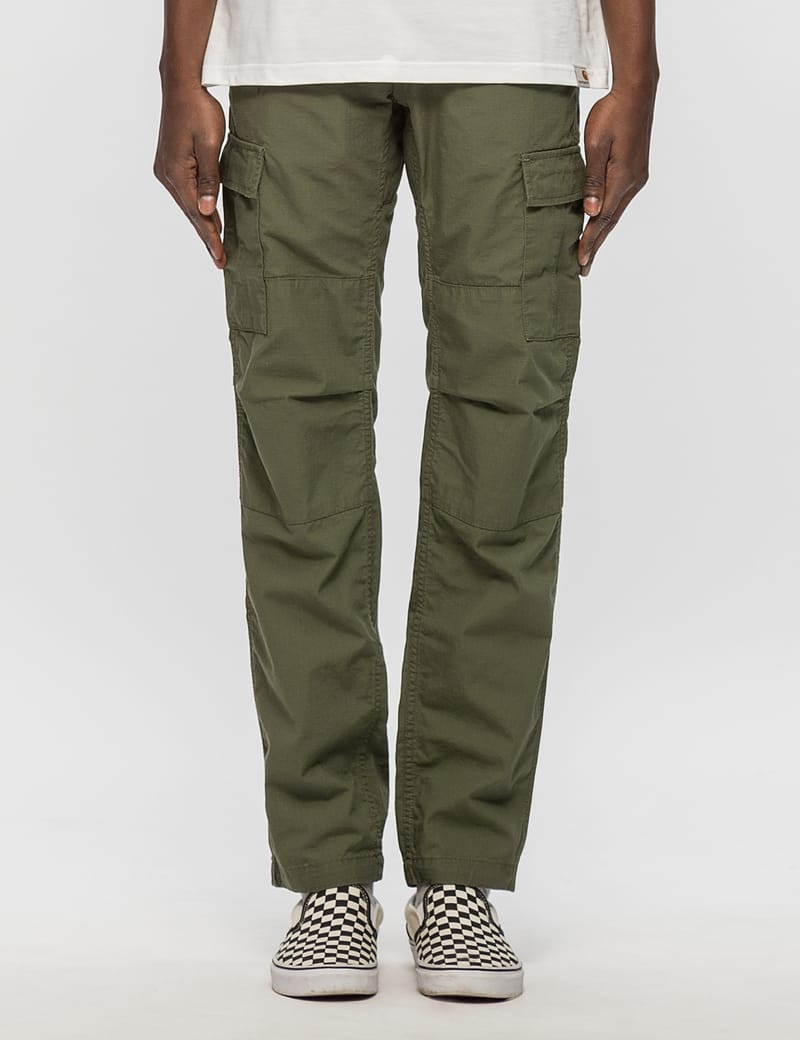 carhartt wip aviation pant dollar green