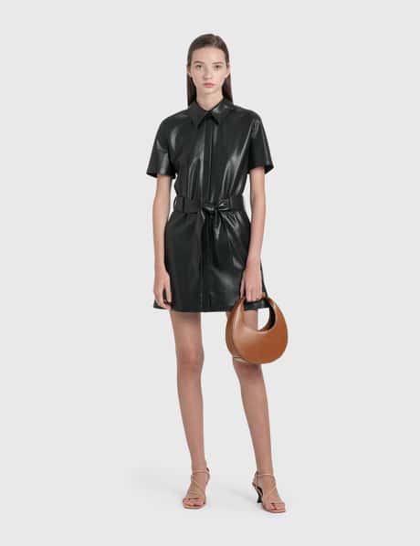 Nanushka Halli Vegan Leather Mini Dress HBX - Main Image