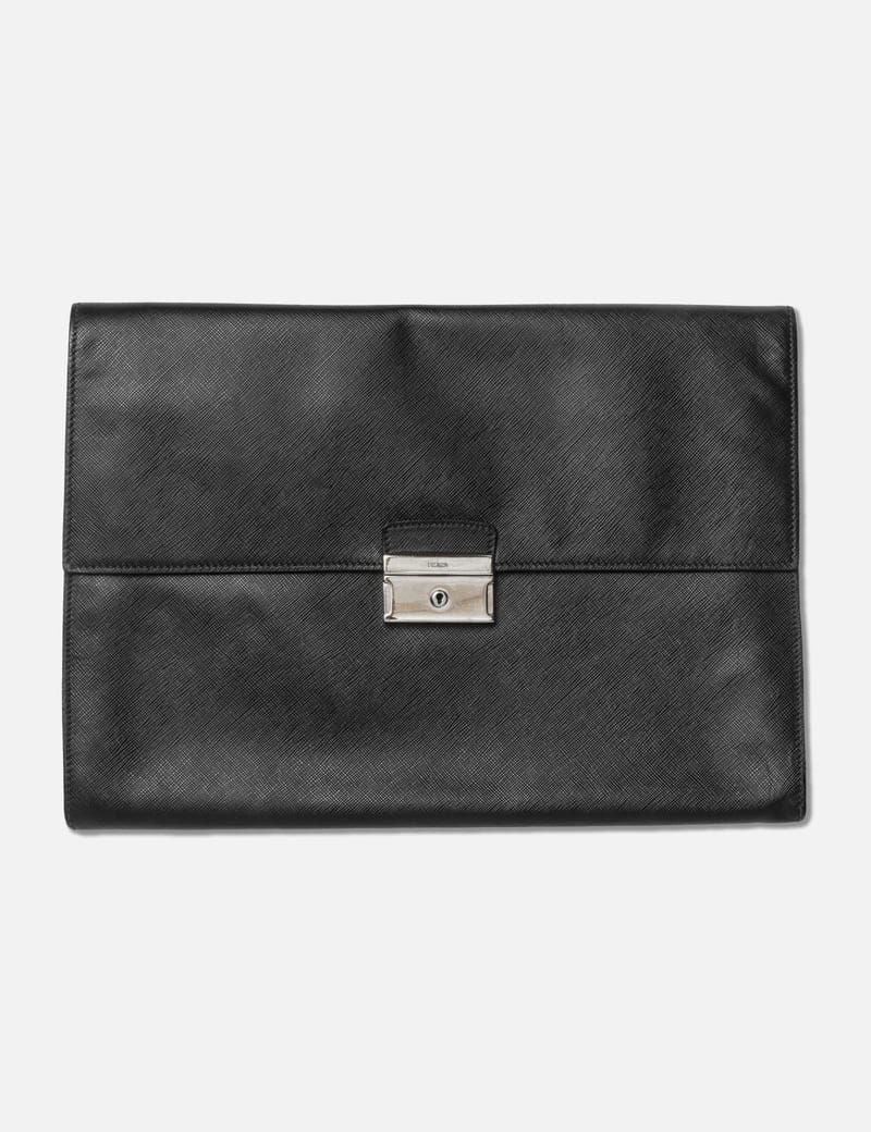 Prada Triangle Crossbody Bag | Man Crossbody Bags Black One Size |  MILANSTYLE.COM