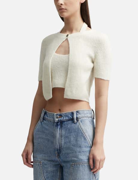 T By Alexander Wang Layered Short Sleeve Cardigan HBX